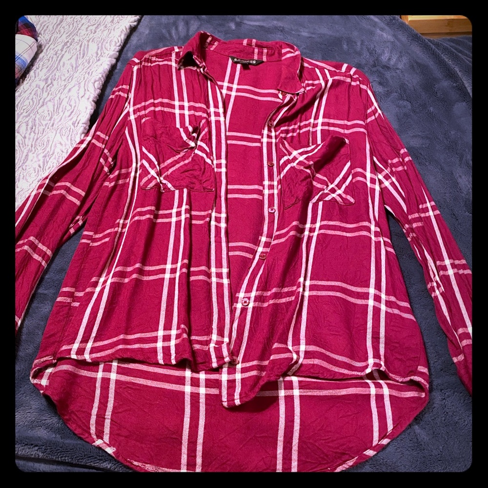 Express Plaid Flannel Shirt